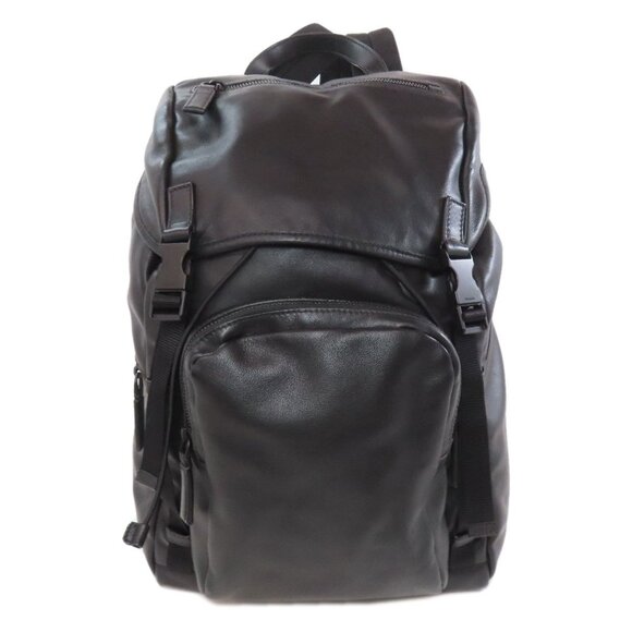 PRADA Black Leather Backpack - Picture 1 of 11